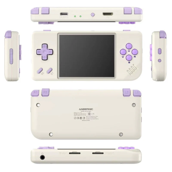 File:ANBERNIC RG28XX beige all sides.png