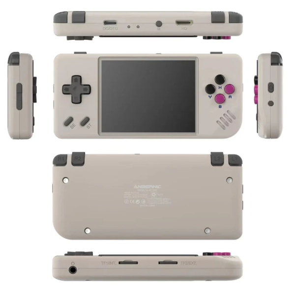 File:ANBERNIC RG28XX grey all sides.png