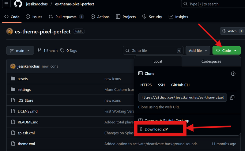 File:Github theme download.png