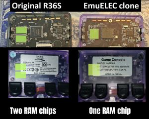 highlighted RAM chips