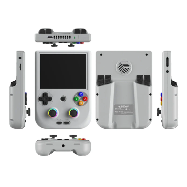 File:ANBERNIC RG406V grey all sides.png
