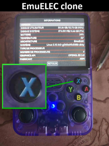 Image by Striike from Discord #gameconsole_r36s_etc (Retro Handhelds) - zoomed in on the crooked X button